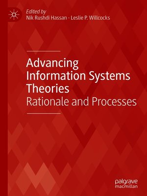 cover image of Advancing Information Systems Theories